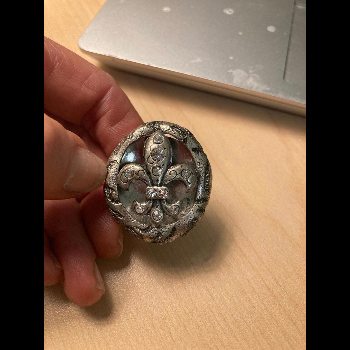 Flor De Lis Statement Ring